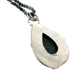 Eilat & African Turquoise Pendant Necklace