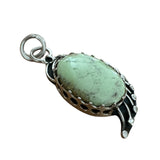 Lemon Chrysoprase Solid 925 Sterling Silver Pendant