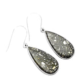 Pyrite Solid 925 Sterling Silver Earrings