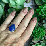 Blue Lapis Solid 925 Sterling Silver Ring