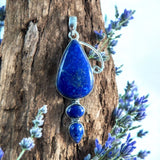 Blue Lapis Solid 925 Sterling Silver Pendant