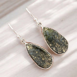 Pyrite Solid 925 Sterling Silver Earrings