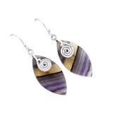 Fluorite Solid 925 Sterling Silver Earrings