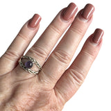 Amethyst Solid 925 Sterling Silver Ring 9