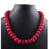 Ruby Beaded Necklace