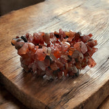 Carnelian chip bead Bracelet