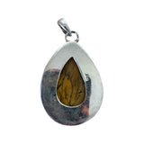 Australian Dendritic Opal Solid 925 Sterling Silver Pendant