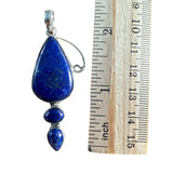 Blue Lapis Solid 925 Sterling Silver Pendant