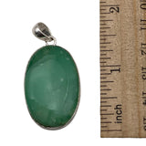 Chrysoprase Solid 925 Sterling Silver Pendant