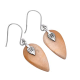 Honey Argonite Solid 925 Sterling Silver Earrings