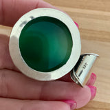Green Onyx Solid 925 Sterling Silver Pendant