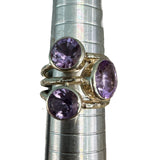 Amethyst Solid 925 Sterling Silver Ring 7