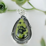 Gogunjula Jasper Solid 925 Sterling Silver Pendant