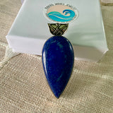 Blue Lapis Solid 925 Sterling Silver Pendant