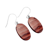 Snakeskin Jasper Solid 925 Sterling Silver Earrings