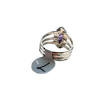 Amethyst Solid 925 Sterling Silver Ring 7