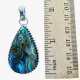 Abalone Solid 925 Sterling Silver Pendant