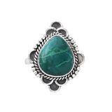 Azurite Chrysocolla Solid 925 Sterling Silver 8