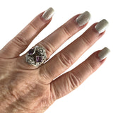 Amethyst Solid 925 Sterling Silver Ring 6.5