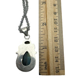 Labradorite Solid 925 Sterling Silver Pendant Necklace