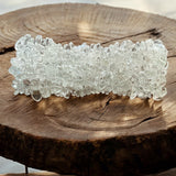 Clear Quartz chip bead bracelet