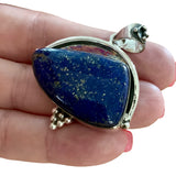 Blue Lapis Solid 925 Sterling Silver Pendant