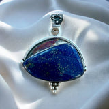 Blue Lapis Solid 925 Sterling Silver Pendant