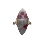 Pink  Tourmaline in Quartz Solid 925 Sterling Silver Ring