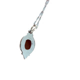 Carnelian Solid 925 Sterling Silver Necklace