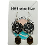 Bronzite Solid 925 Sterling Silver Earrings