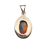 Aurora Opal Solid 925 Sterling Silver Pendant