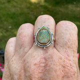 Monarch Opal Solid 925 Sterling Silver Ring 9.5