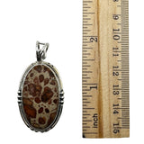 Asteroid Jasper Solid 925 Sterling Silver Pendant