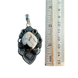 Peanut Jasper Solid 925 Sterling Silver Pendant