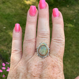 Monarch Opal Solid 925 Sterling Silver Ring 9.5