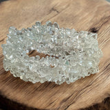 Clear Quartz chip bead bracelet