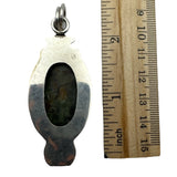 Green Jasper Solid 925 Sterling Silver Pendant