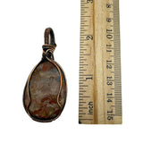 Poppy Jasper Copper wrapped Pendant