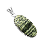 Chrysotile Solid 925 Sterling Silver Pendant