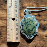 Green Gargunjula Solid 925 Sterling Silver Pendant