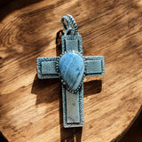 CROSS Scheelite Solid 925 Sterling Silver Pendant