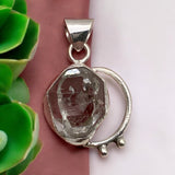 Herkimer Diamond Solid 925 Sterling Silver Pendant