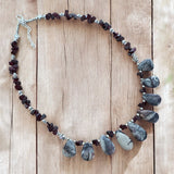 Porcelain Jasper & Garnet Necklace