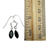 Black Onyx Solid 925 Sterling Silver Earrings