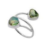 Ethiopian Opal Solid 925 Sterling Silver Ring