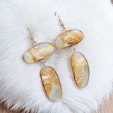 Biwa Pearl Solid 925 Sterling Silver Earrings