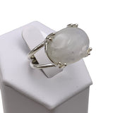 Rainbow Moonstone Solid 925 Sterling Silver Ring