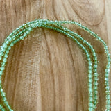 Peridot 2 mm Beaded Necklace