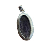 Charoite Solid 925 Sterling Silver Pendant