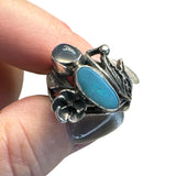 Australian Opal Solid 925 Sterling Silver Ring 8.5